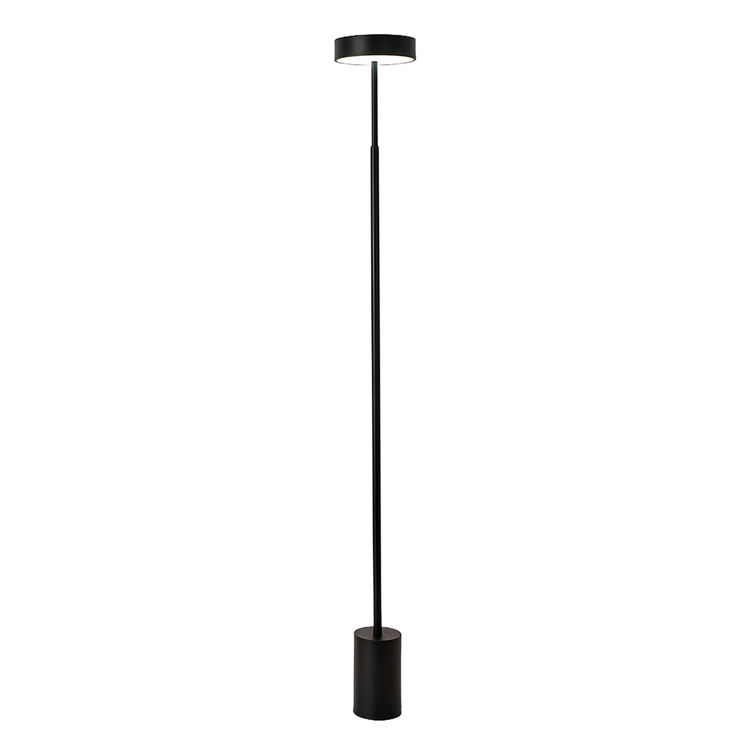 Petite Floor Lamp with Dimmable LED Reading Light, Modern Minimalist Pole Lamp