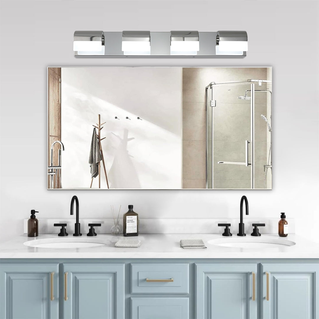 Modern Black Vanity Light for Bathroom Makeup Mirror – LED Wall Sconce