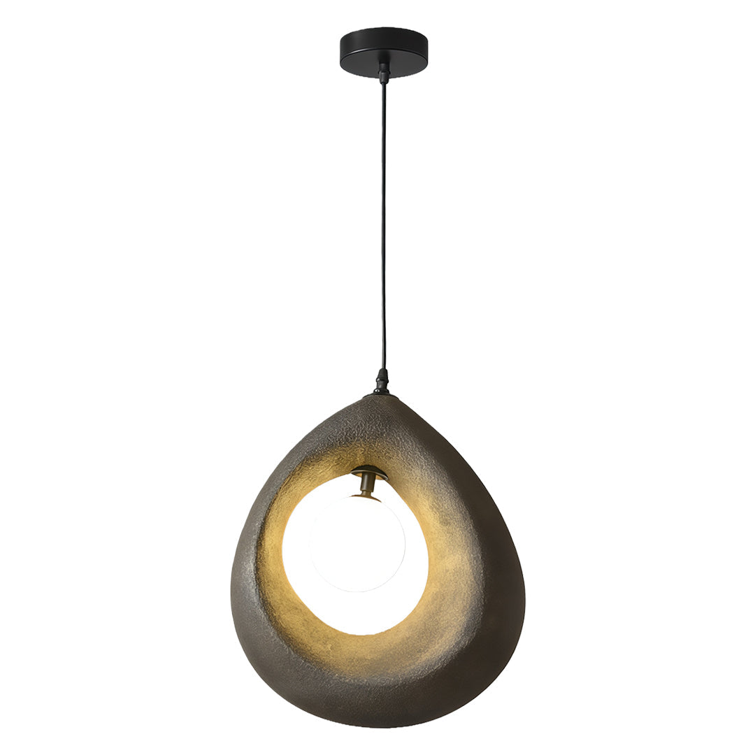 Wabi-Sabi Japanese Pendant Light with Adjustable Cord