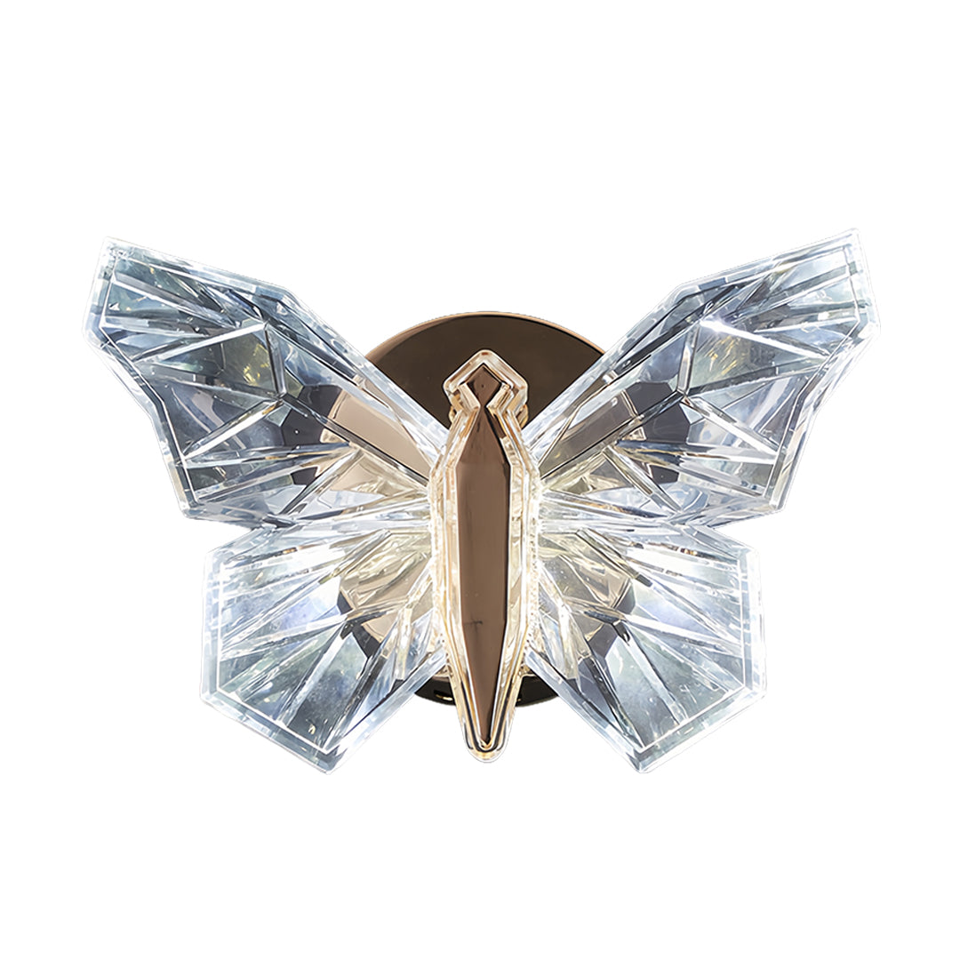 Butterfly Wall Sconce – Modern Gold LED Art Deco Lighting