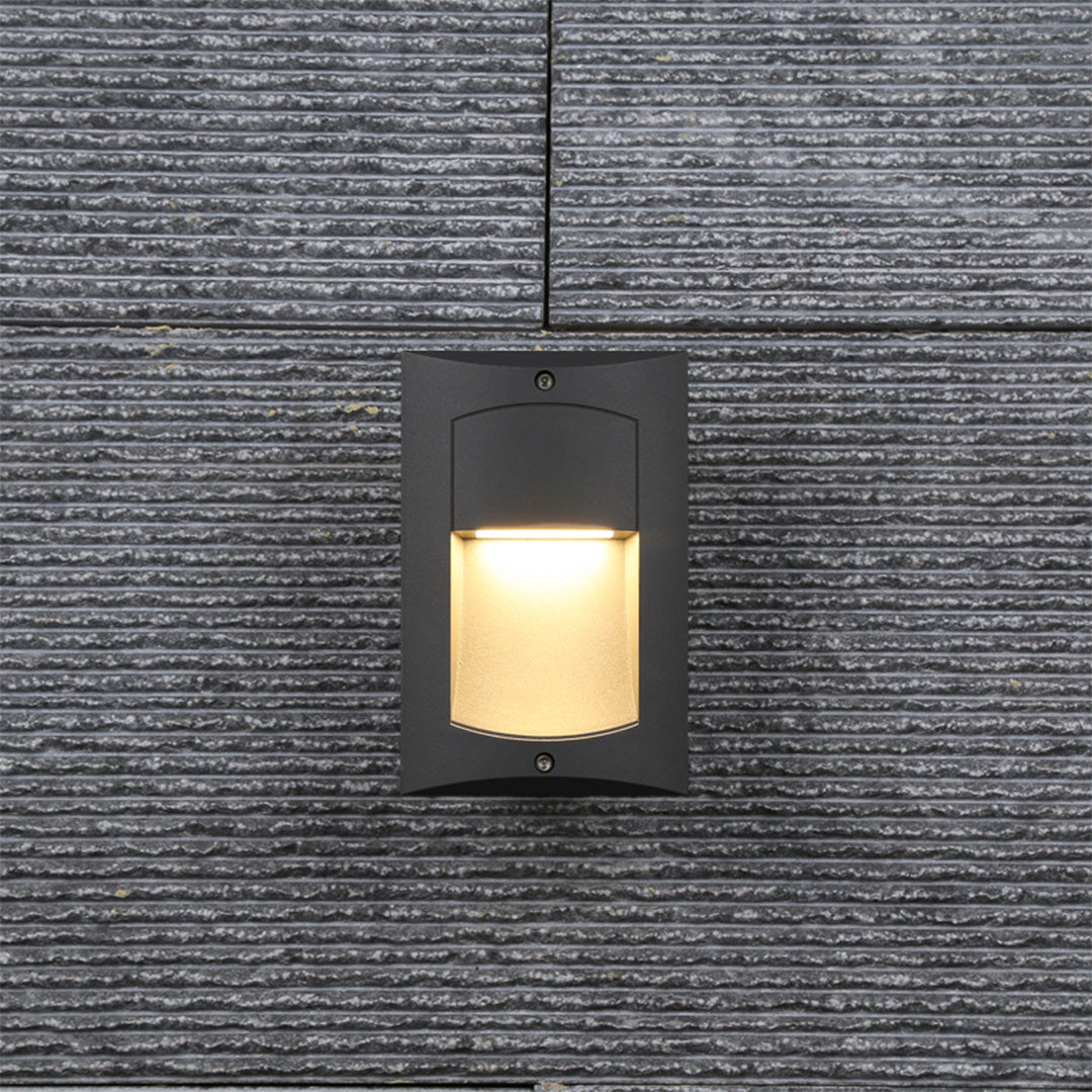 Architectural Recessed LED Step Light for Outdoor Spaces, 3000K