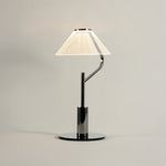 Lumina Chrome Floor Lamp with Acrylic Shade, Modern LED Standing Light