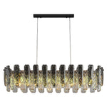 Lumière de Cristal Contemporary Crystal Chandelier with Adjustable Chain