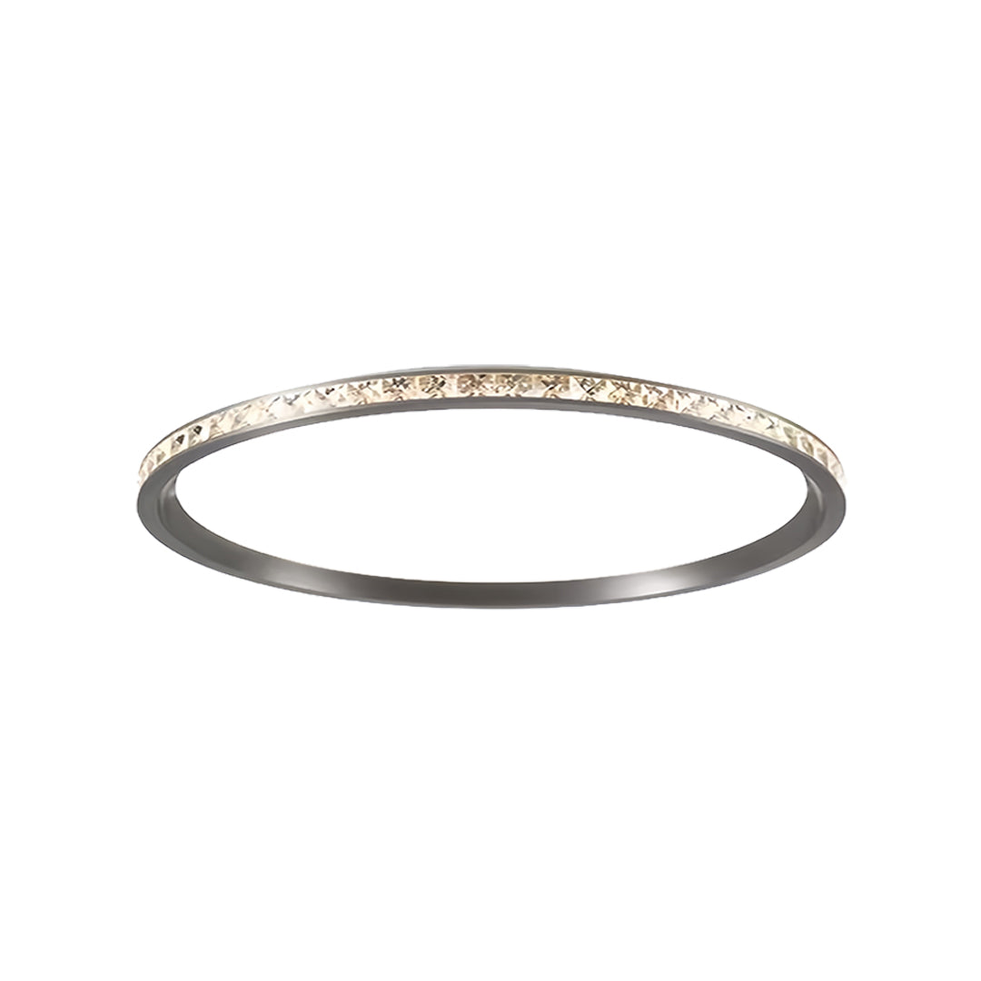 Lumina Round Flush Mount LED Ceiling Light in Minimalist Aluminum