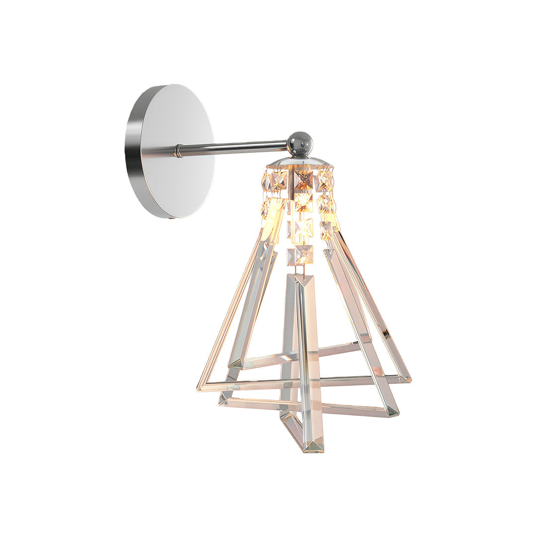 Solid Copper Crystal Wall Sconce Modern Luxury Lighting
