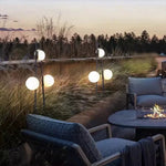 Lunar Sphere LED Landscape Light – Minimalist Waterproof Aluminum Bollard