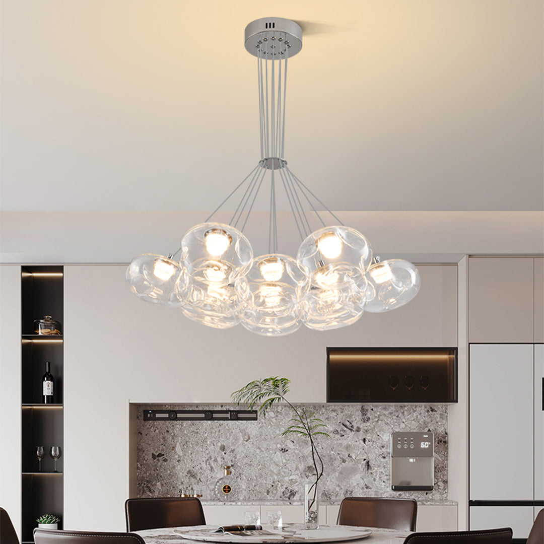 Starry Sky LED Chandelier — Modern Multi-Light Pendant for Living Spaces