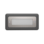 Recessed Step Light in Minimalist Aluminum for Architectural Outdoor Spaces
