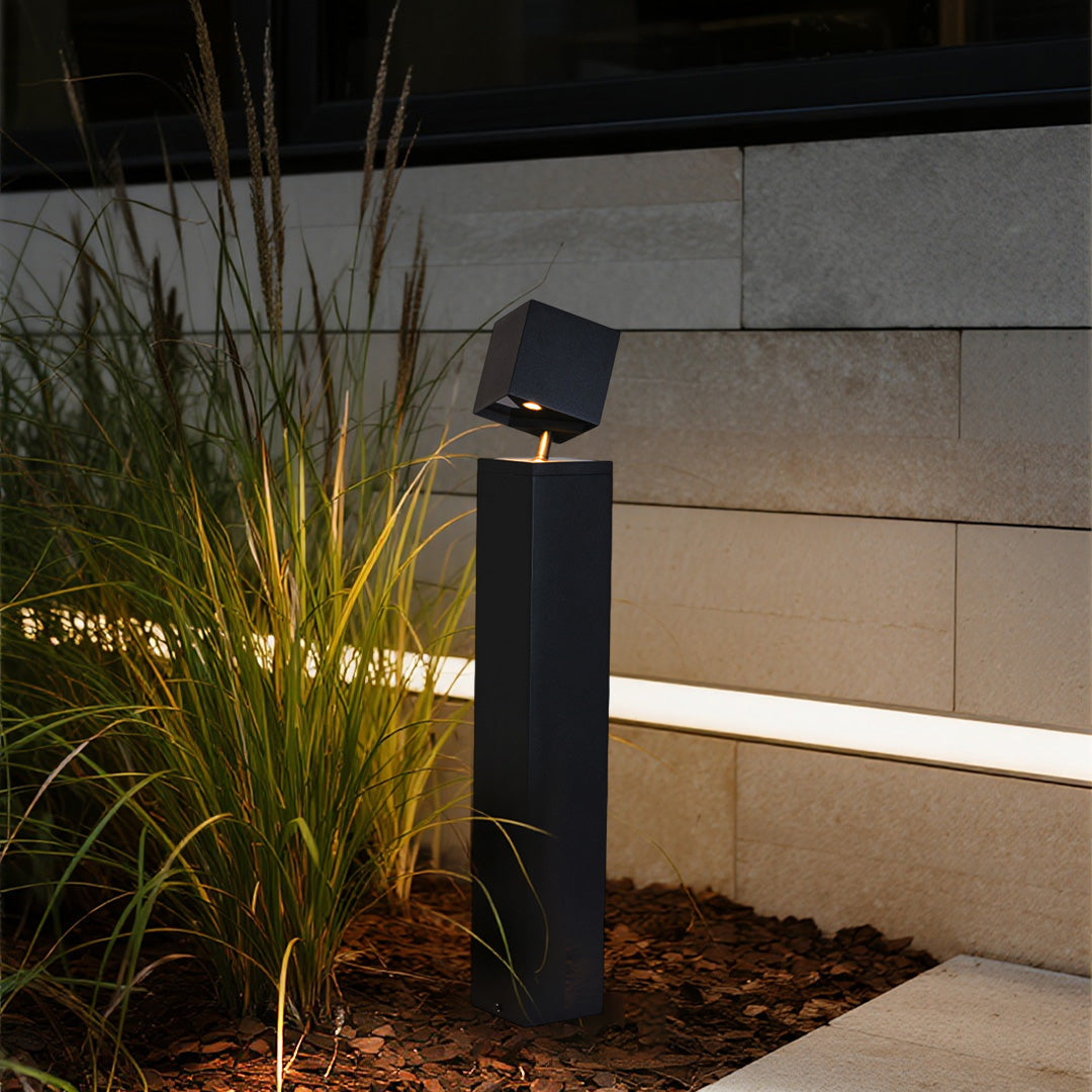 Minimalist LED Bollard Light for Pathways | Modern Outdoor Landscape Lighting
