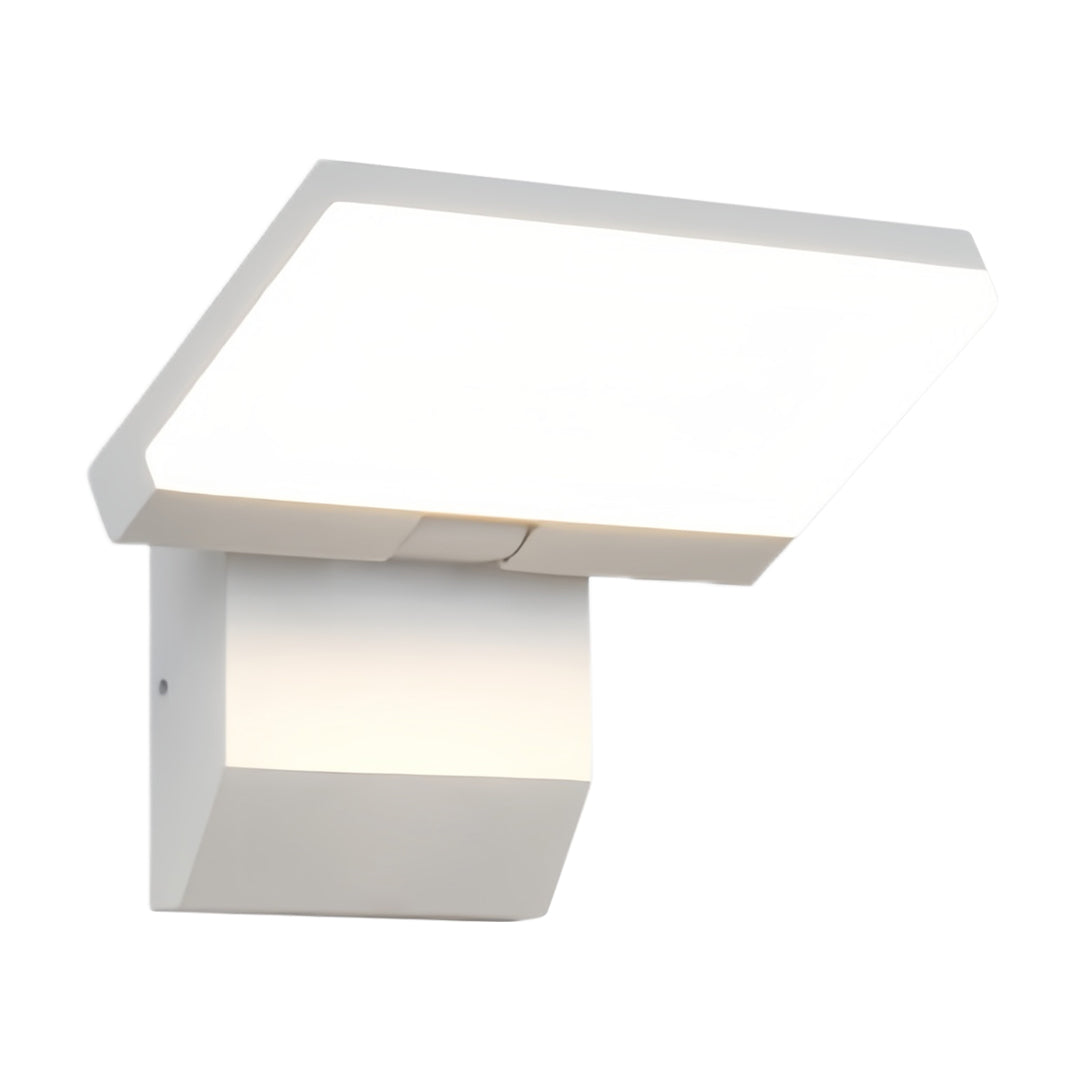Industrial Outdoor Wall Sconce with Adjustable Head, IP65 Waterproof Aluminum LED Light