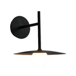 Modern Industrial LED Wall Sconce with Adjustable Arm for Reading