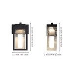 Lumière Crystal Outdoor Wall Sconce — Waterproof LED Architectural Lighting