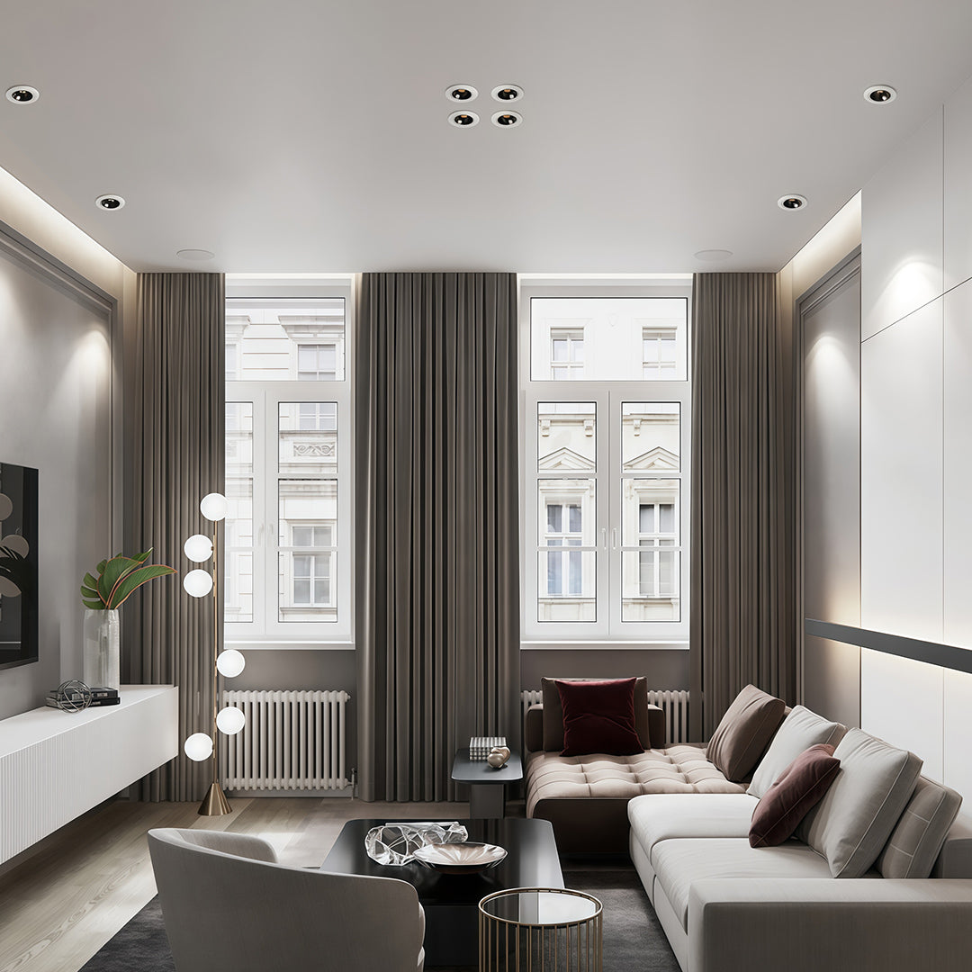 Architectural Directional Recessed Downlight with Full-Spectrum LED