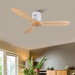 Aria 42" Modern Wooden Ceiling Fan with Integrated LED Light and Remote