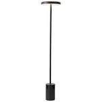 Lumina Floor Lamp – Modern LED Uplight with Marble Base and Acrylic Shade