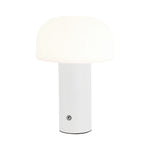 Mushroom Table Lamp with Iron Base and Rotomolded Shade