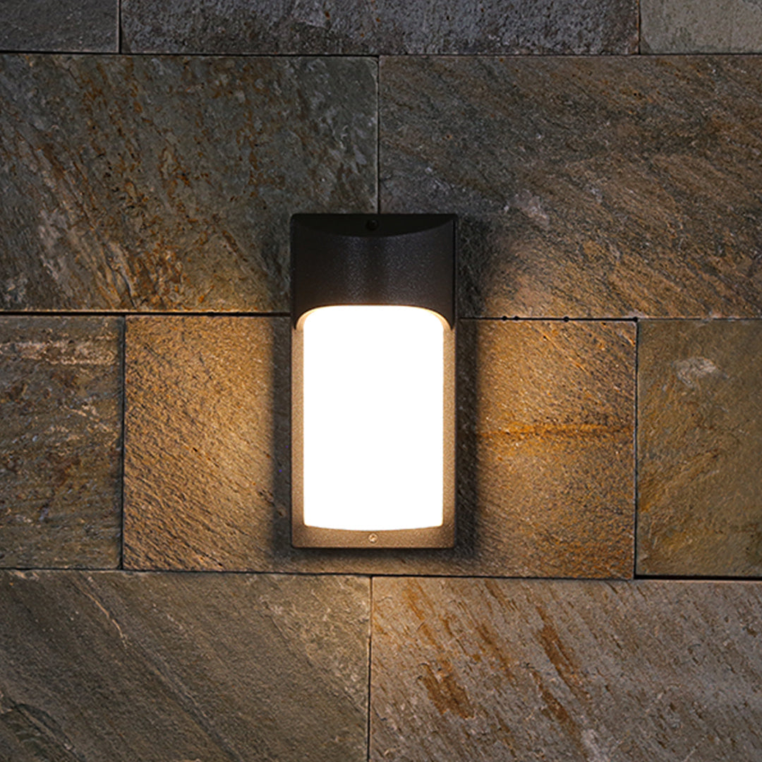 Minimalist Nordic Outdoor Wall Sconce with Warm Ambient LED Light