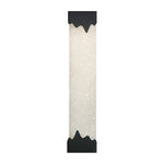 Linear Crystal Wall Sconce in Matte Black, Modern Minimalist LED Lighting