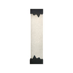 Linear Crystal Wall Sconce in Matte Black, Modern Minimalist LED Lighting