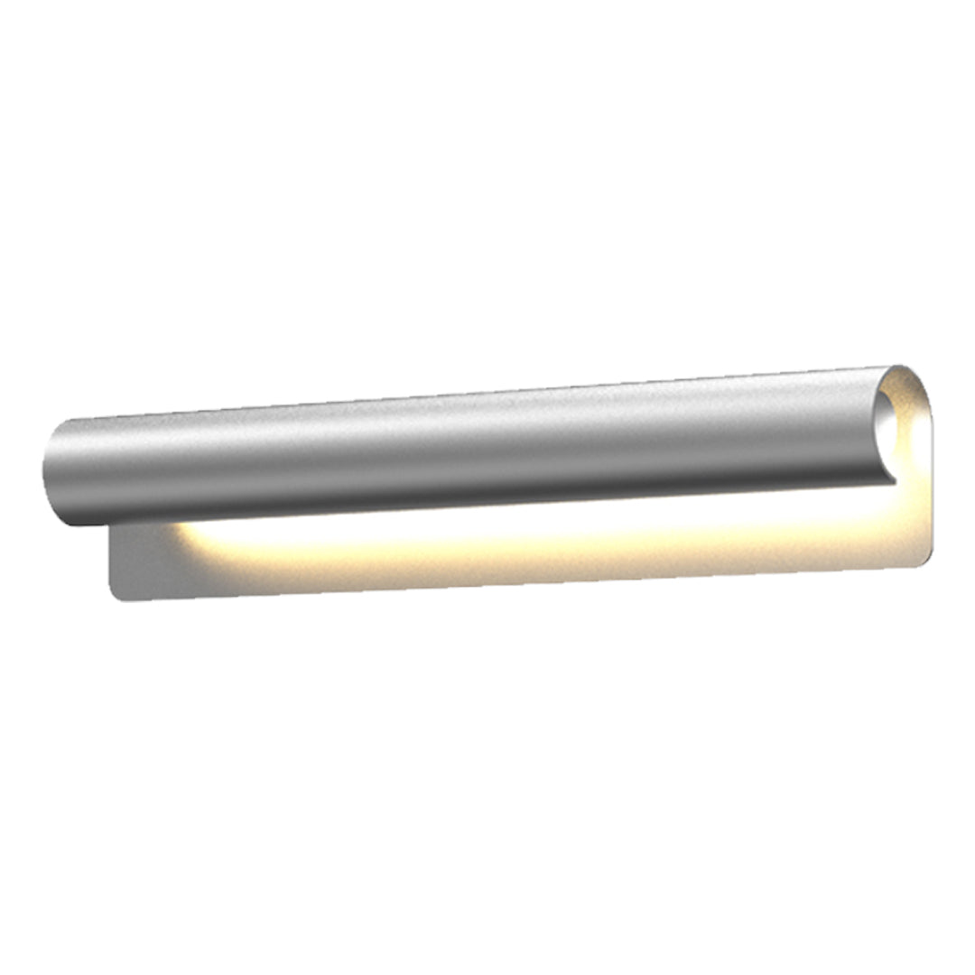 Copper Linear Outdoor Wall Sconce with Warm LED Light, IP65 Waterproof