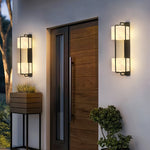 Luma Marble Outdoor Wall Sconce – Contemporary LED Lighting