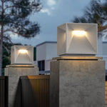 Modern Outdoor Pillar Lights – Stainless Steel Garden Post Lighting