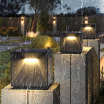 Modern Outdoor Pillar Lights – Stainless Steel Garden Post Lighting
