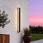 Luma Crystal Linear Wall Sconce — Waterproof LED Outdoor Lighting