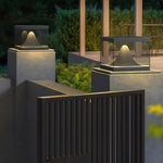 Outdoor Pillar Lights Stainless Steel Landscape Lighting for Modern Entryways