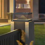 Outdoor Pillar Lights Stainless Steel Landscape Lighting for Modern Entryways
