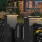 Outdoor Pillar Lights Stainless Steel Landscape Lighting for Modern Entryways
