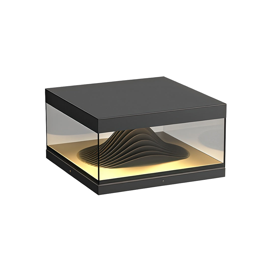 Outdoor Pillar Lights Stainless Steel Landscape Lighting for Modern Entryways