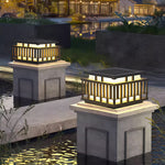 Stainless Steel Pillar Lights for Modern Garden Courtyards