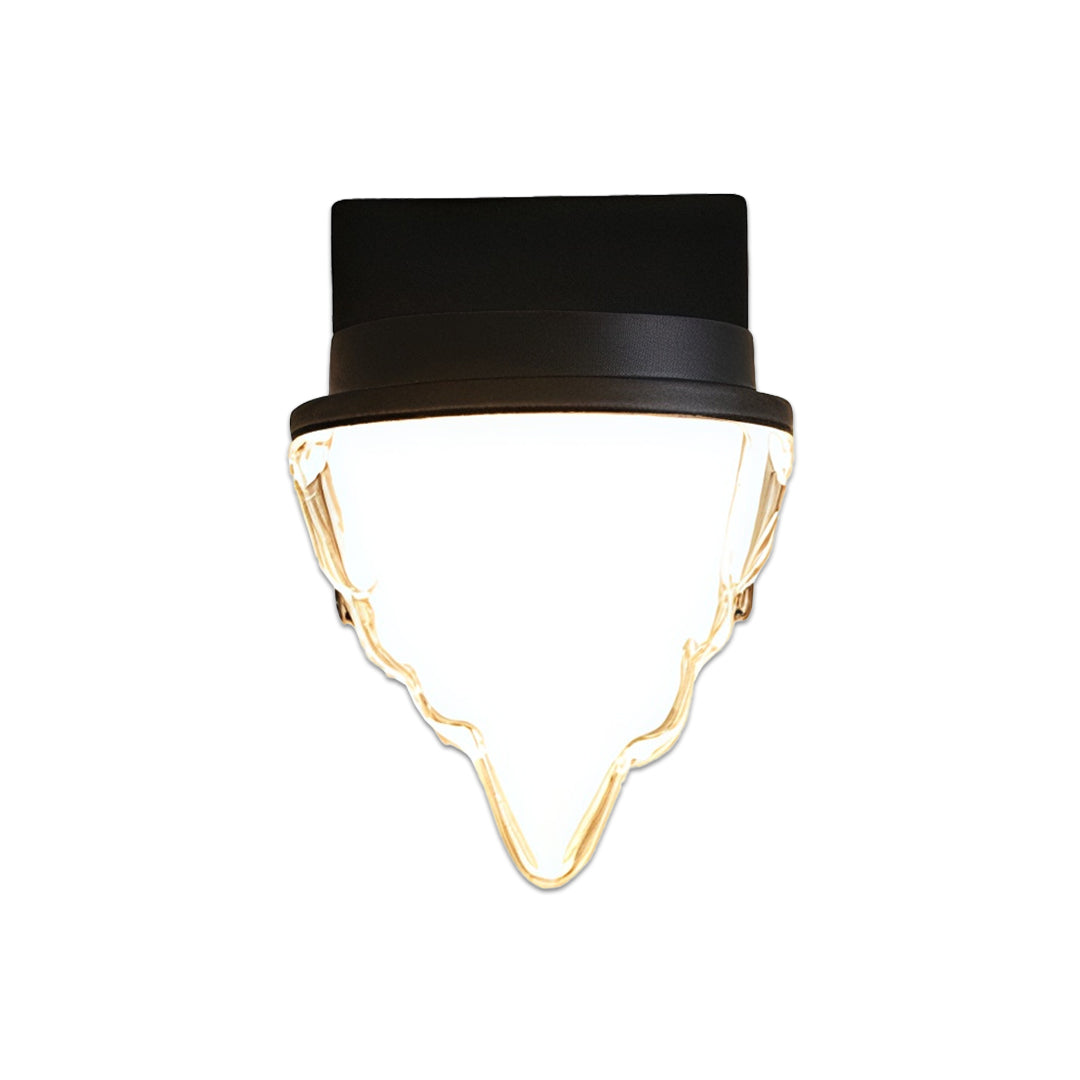 Modern Outdoor Wall Sconce with Warm LED Light – Minimalist Stainless Steel