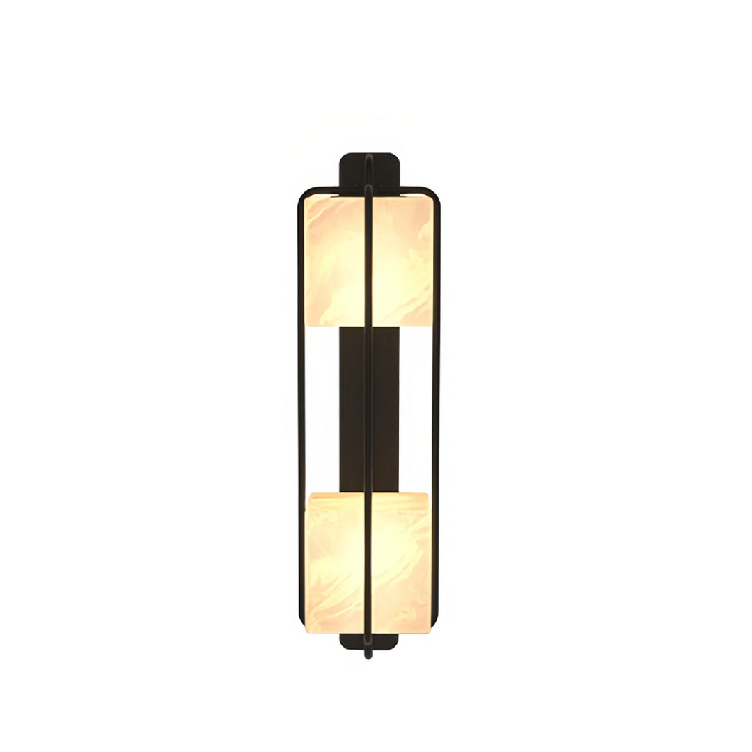 Luma Marble Outdoor Wall Sconce – Contemporary LED Lighting