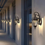 Heritage Outdoor Wall Sconce with Clear Glass Shade