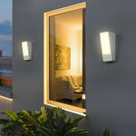 Modern Outdoor Wall Sconce with Motion Sensor, IP65 Waterproof Aluminum LED Light