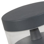 Minimalist LED Path Light – Sand Gray Aluminum Bollard for Modern Landscapes