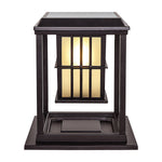 Modern Square Outdoor Pillar Lights for Courtyards and Villas