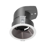 Architectural LED Recessed Spotlight with Full-Spectrum COB, Anti-Glare Deep Baffle, Adjustable 30°
