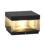 Modern Square Pillar Lights for Outdoor Spaces – IP65 Waterproof LED Post Lights in Black