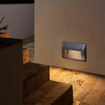 Architectural Recessed LED Step Light for Outdoor Spaces, 3000K