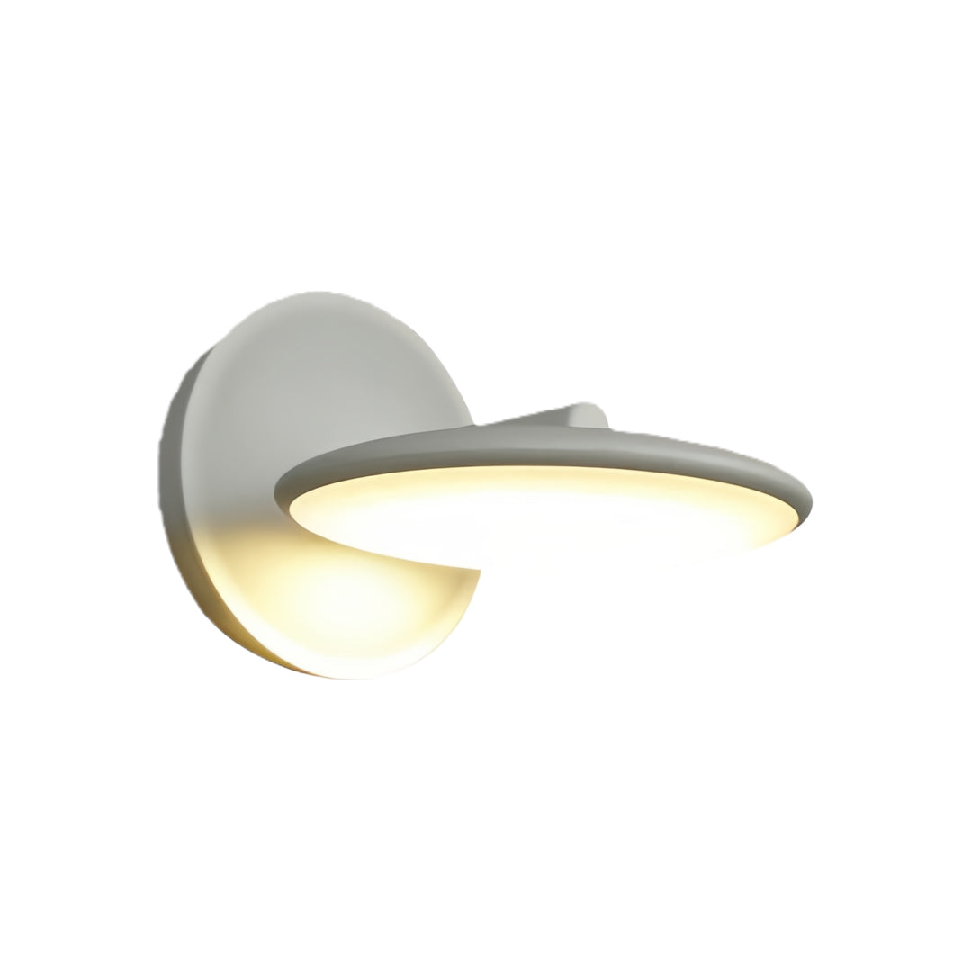 Swivel Wall Sconce in Die-Cast Aluminum with Warm LED Light, IP65 Waterproof Outdoor Fixture