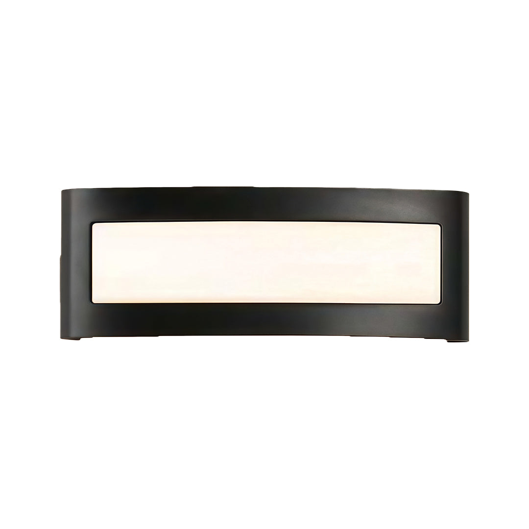 Aurelia Outdoor Up & Down Wall Sconce in Black Aluminum