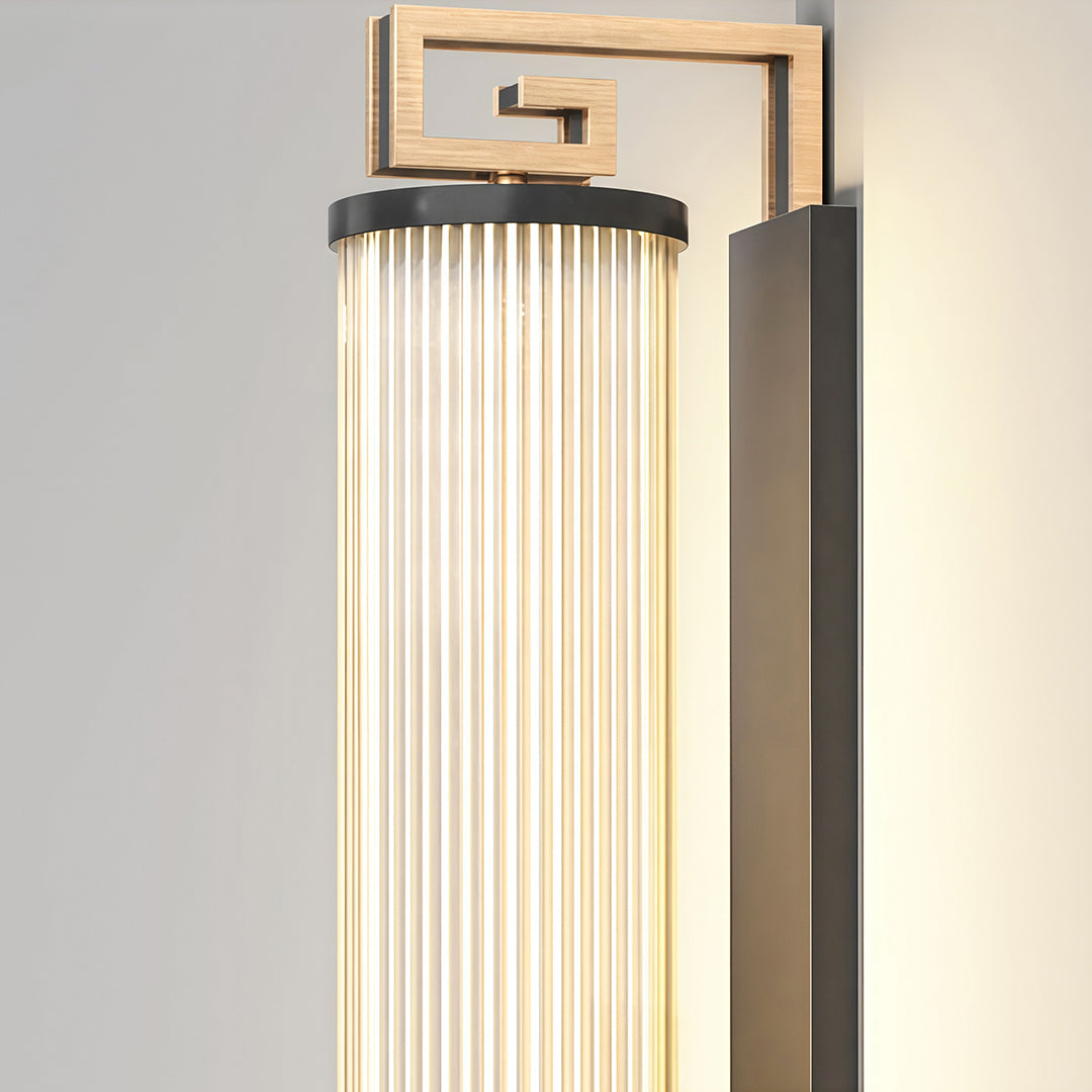 Outdoor Linear LED Wall Light in Stainless Steel, Modern Waterproof Sconce