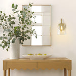 Aurelia Minimalist Wall Sconce in Copper, Nickel, or Black