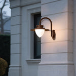 Minimalist LED Outdoor Wall Sconce with Warm 3000K Glow
