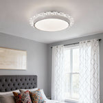Minimalist Bladeless Ceiling Fan with Dimmable LED Light