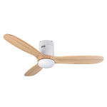 Aria 42" Modern Wooden Ceiling Fan with Integrated LED Light and Remote