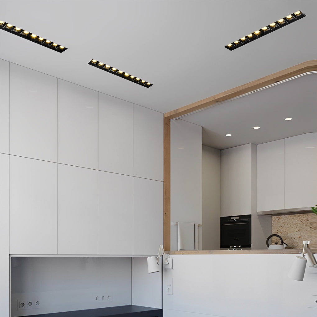 Trimless Linear Recessed LED Spotlight with Magnetic COB Module